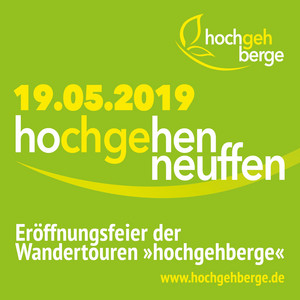 Eröffnungsfeier der Wandertouren "hochgehberge" am 19.05.2019